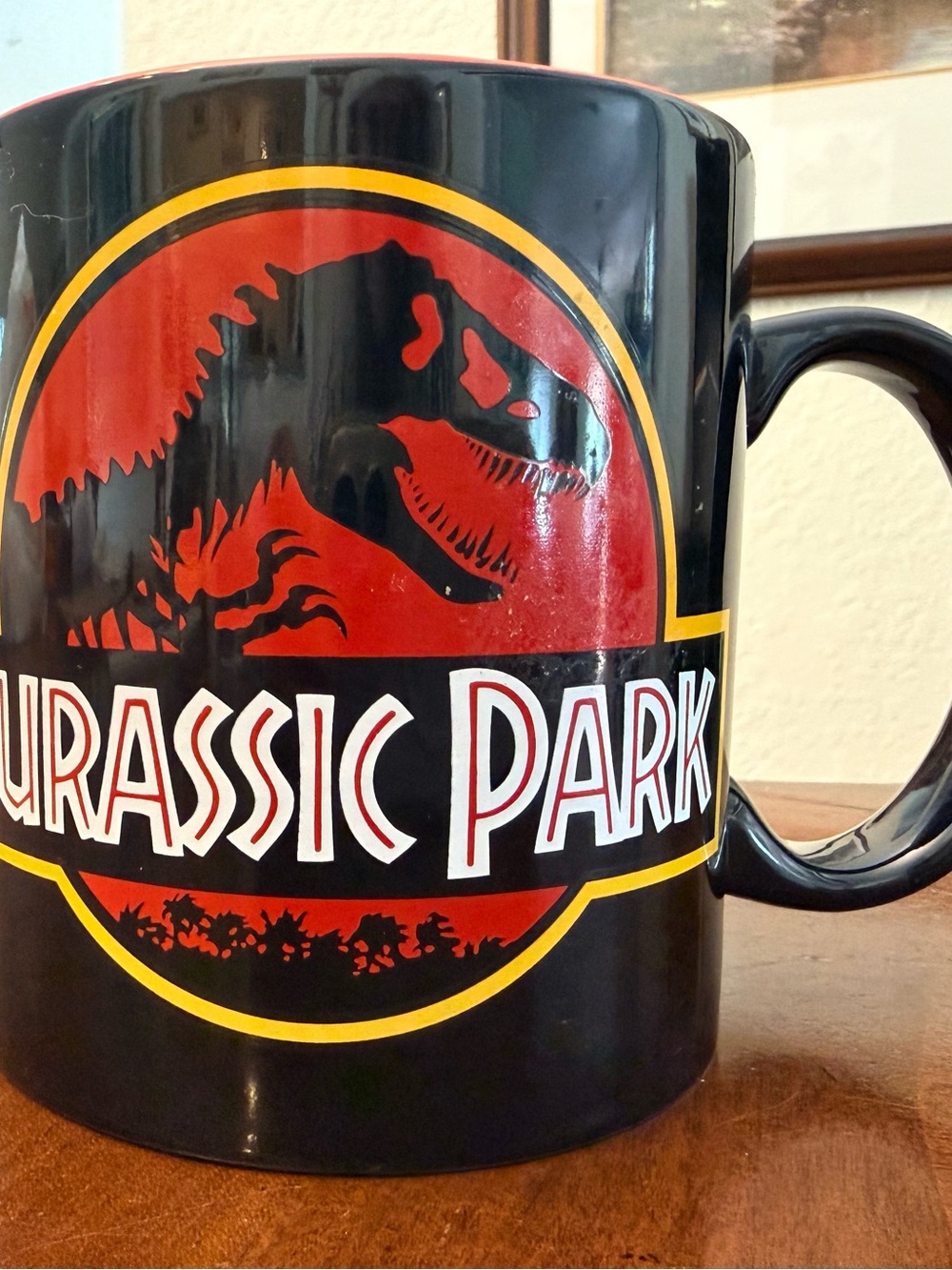 Jurassic Park T-Rex Logo 20 oz Ceramic Mug